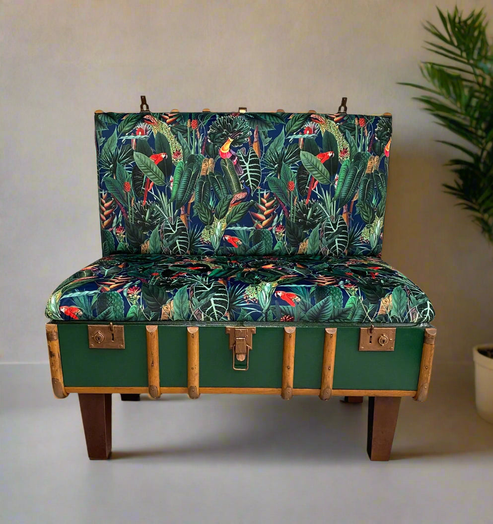 steamer trunk chair number one